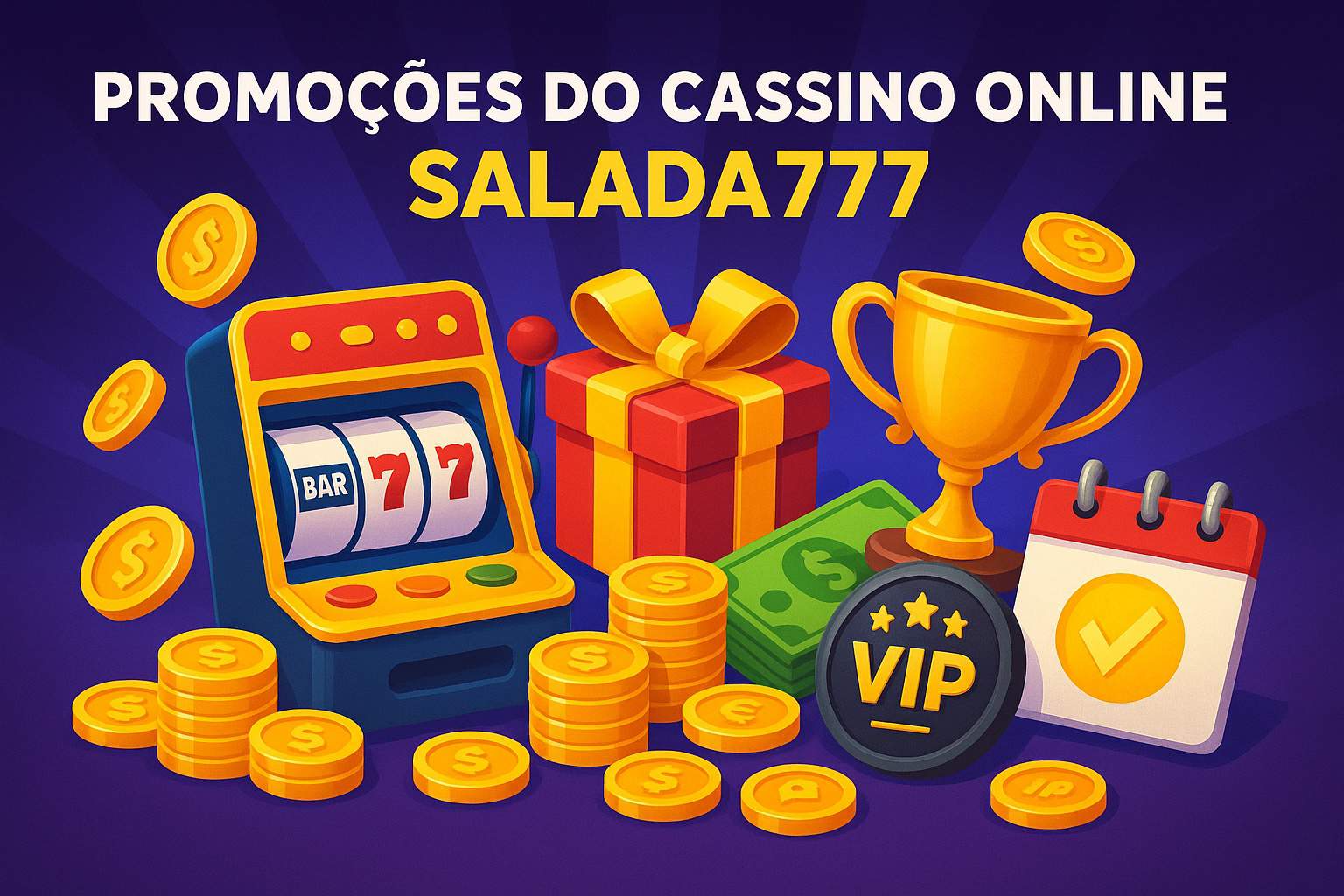 O bônus promocional SALADA777 é uma ótima maneira de começar sua aventura
