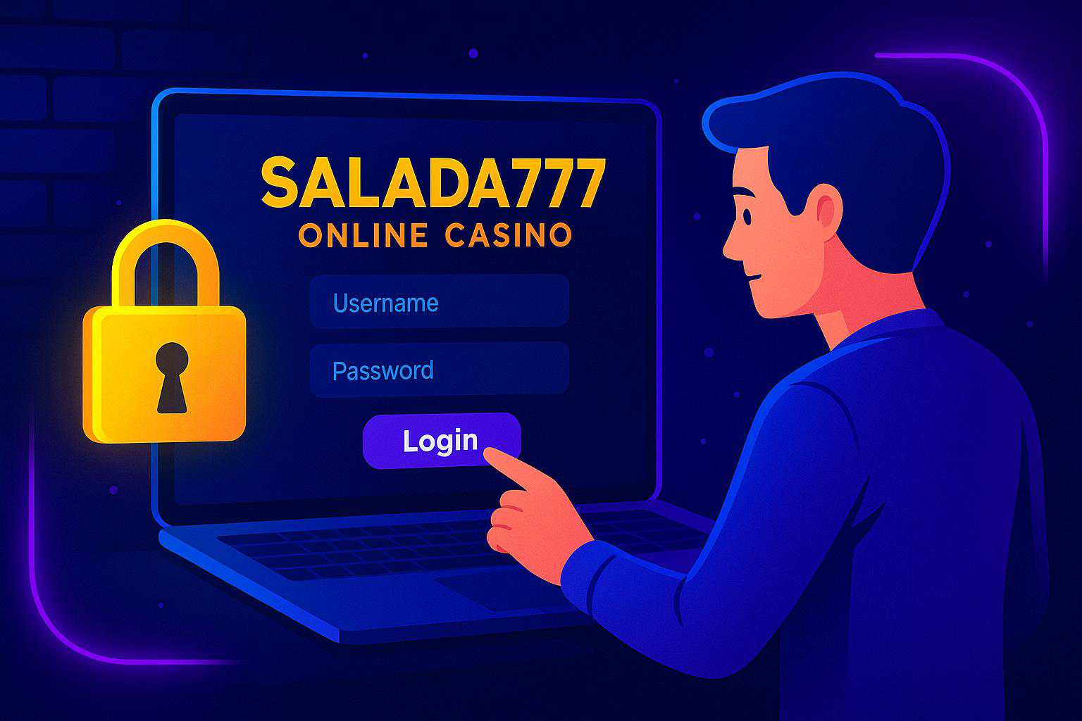 Registro na SALADA777   Garante Acesso a uma Vasta Seleção de jogo